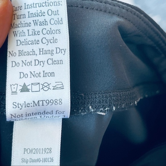 BALERA dance mesh panels full length tights leggings size small - Picture 4 of 11